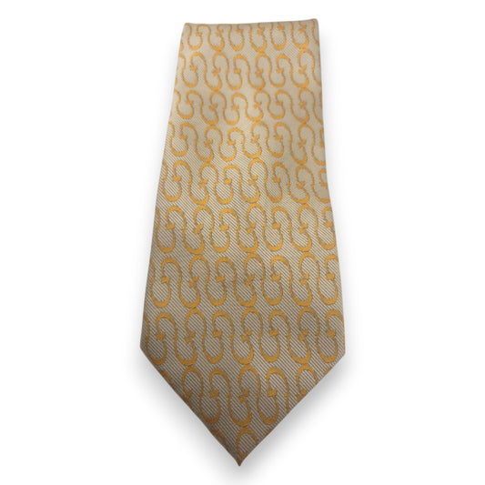 Cravate dorée Gucci