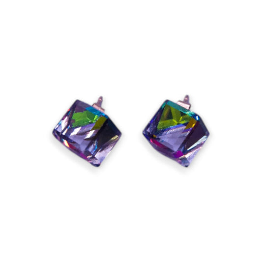 9ct Gold Crystal Classic Earrings