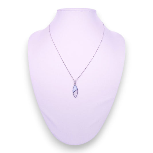 Sterling Silver Mother of Pearl Classic Necklace