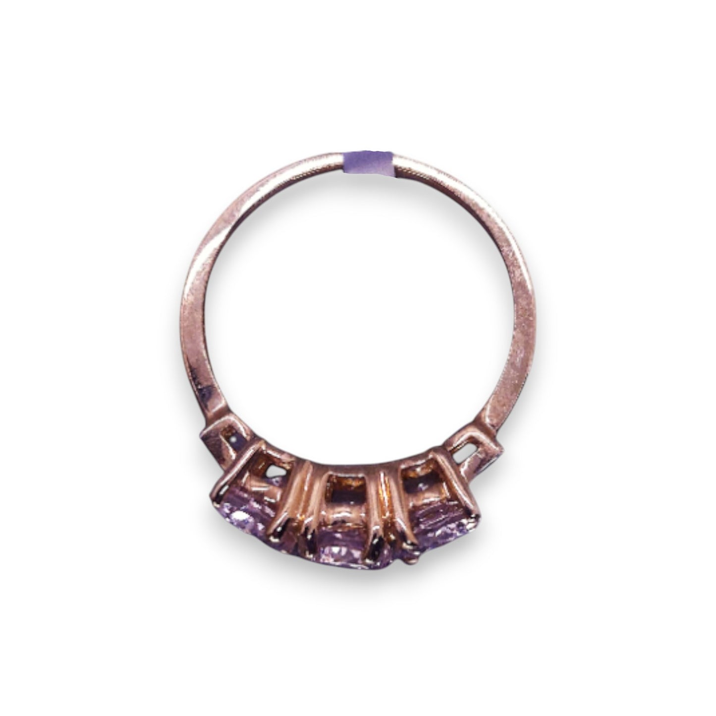 9ct Gold Morganite & Diamond Classic Ring