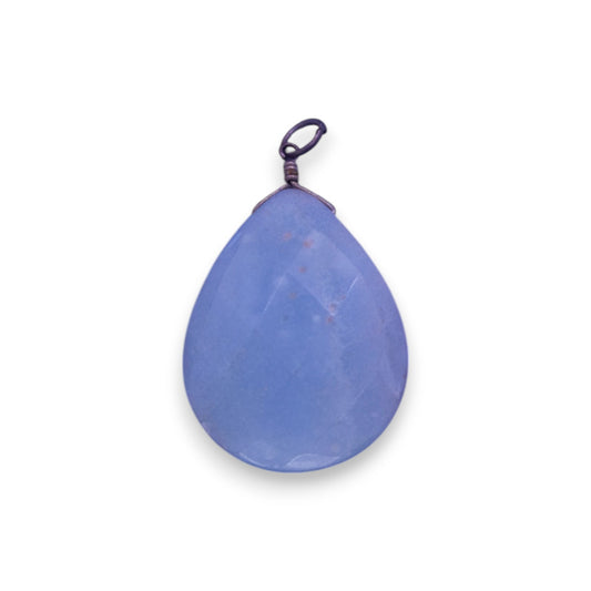 Pale Blue Stone Classic Pendant