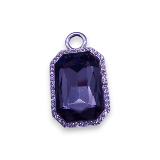 Metal Smoky Stone Classic Pendant