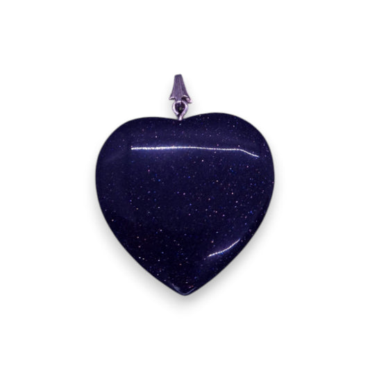 Blue Goldstone Romantic Pendant