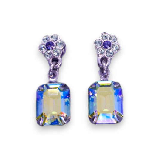 Silver Tone Classic Earrings