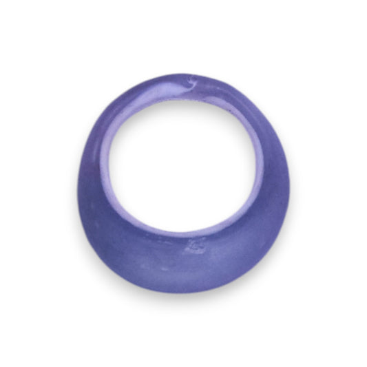 Glass "Coconut Ice" Statement Ring