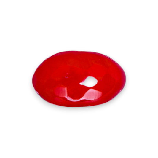 Glass "Tangerine Fizz" Statement Ring