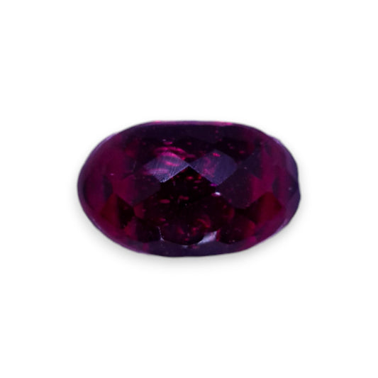 Glass "Raspberry Coulis" Statement Ring