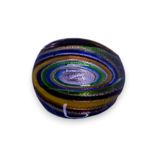 Glass "Cosmic Citrus" Statement Ring