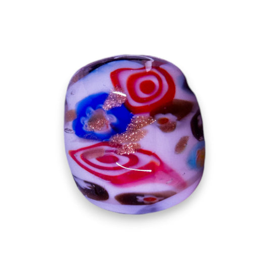 Glass "Iced Berry Tart" Statement Ring