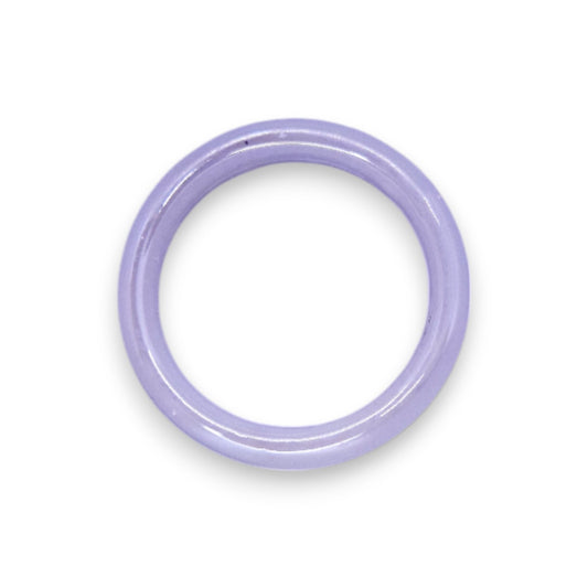 Glass "Vanilla Glaze" Statement Ring