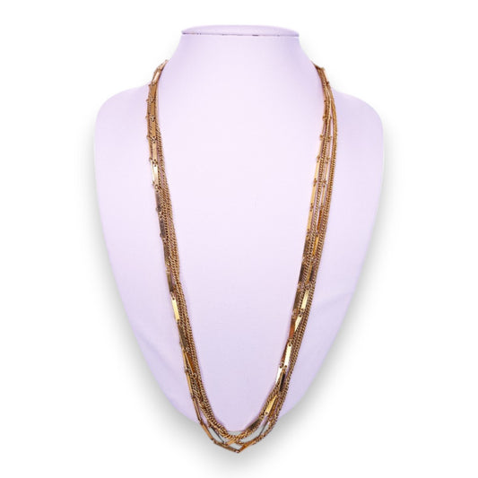 Gold Tone Classic Necklace