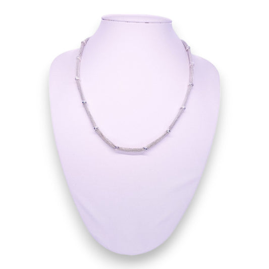 Silver Tone Classic Necklace