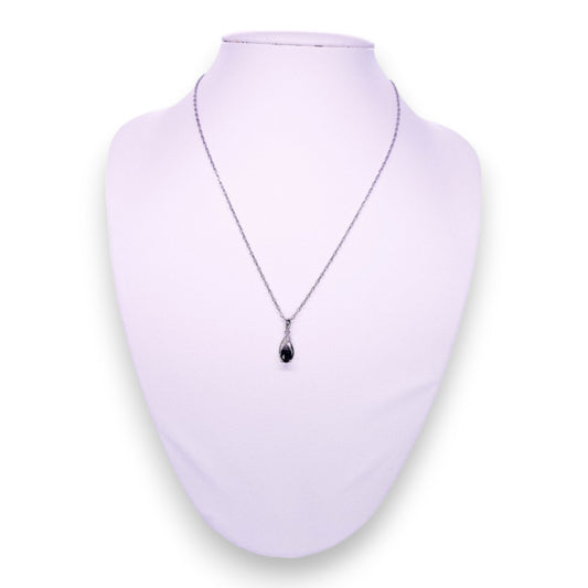 10ct Gold Plated Cubic Zirconia Classic Necklace