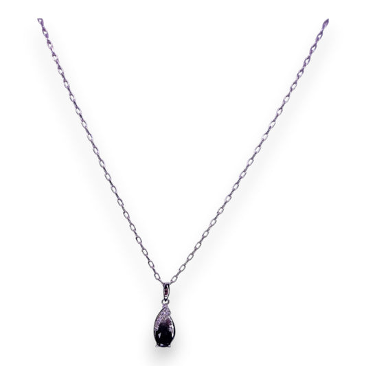 10ct Gold Plated Cubic Zirconia Classic Necklace