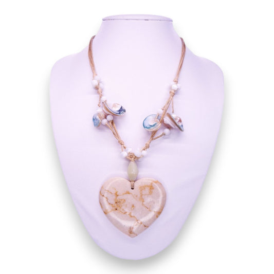 Cord Jasper Bohemian Necklace