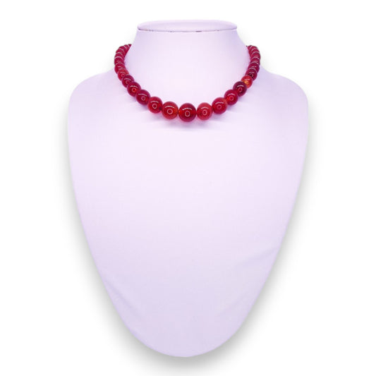 Amber Classic Necklace - Semi-Precious Stone