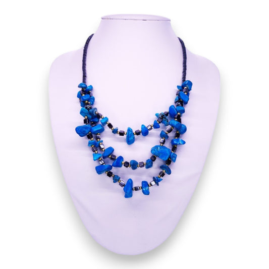 Turquoise Classic Necklace - Semi-Precious Stone