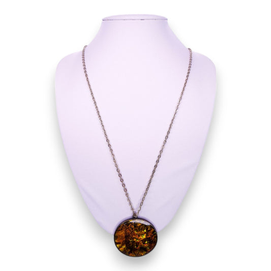 Silver Tone Statement Necklace
