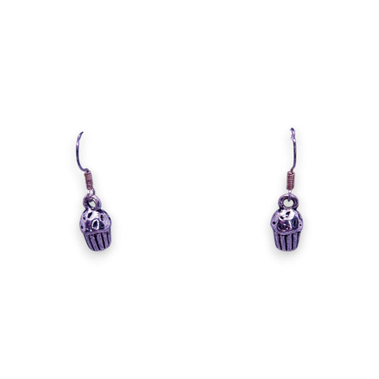 Silver Tone Modern Earrings