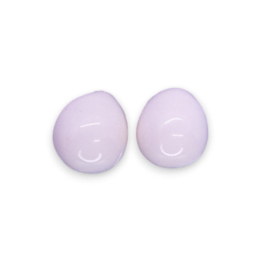 Silver Tone Enamelled Classic Earrings