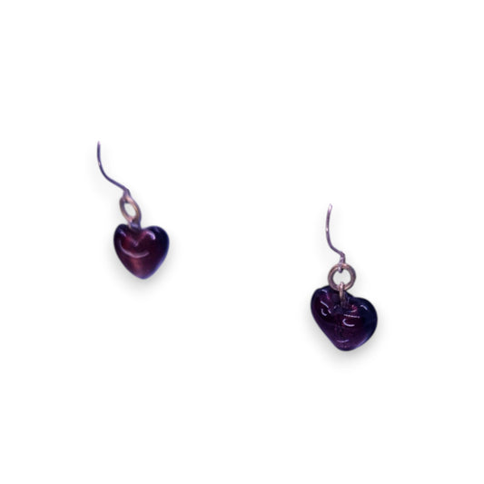 Gold Tone Glass Bead Romantic Earrings