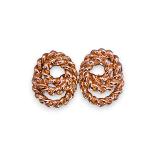 Gold Tone Vintage Earrings