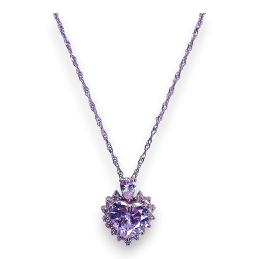 18ct Gold Plated Cubic Zirconia Romantic Necklace
