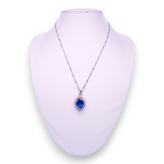 18ct Gold Plated Cubic Zirconia Classic Necklace