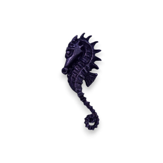 Metal Nature Inspired Seahorse Brooch