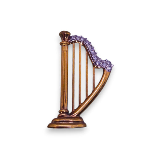 Gold Tone Classic Brooch