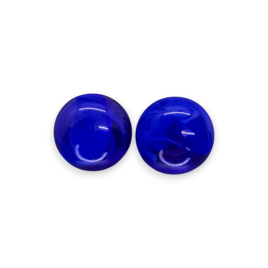 Silver Tone Plastic Classic Earrings