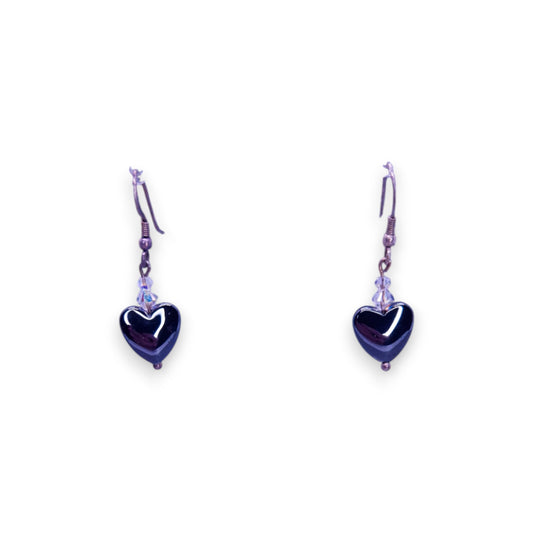 Silver Tone Metal Beads Classic Earrings