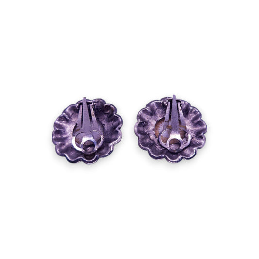 Silver Tone Vintage Earrings