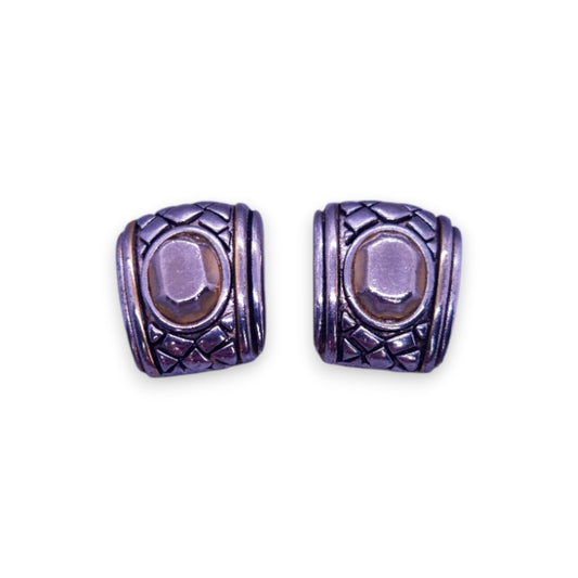 Silver Tone Vintage Earrings