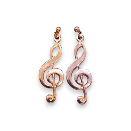 Gold Tone Classic Earrings