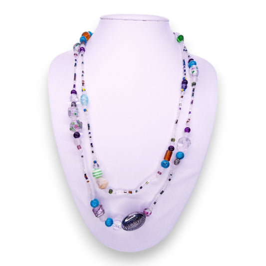 Plastic Glass Classic Necklace