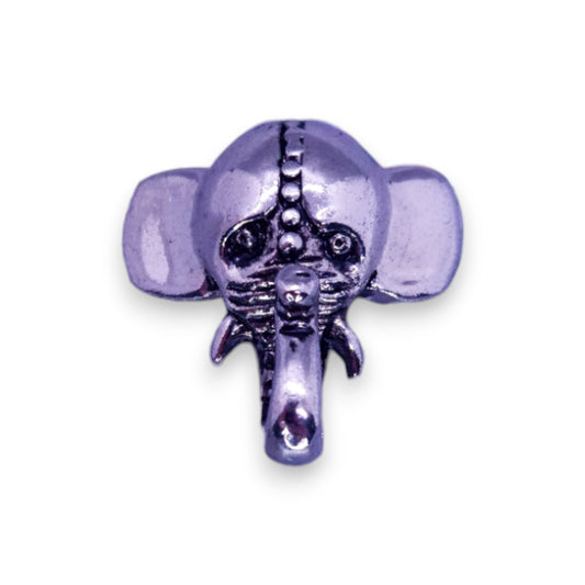 Silver Tone Statement Elephant Ring