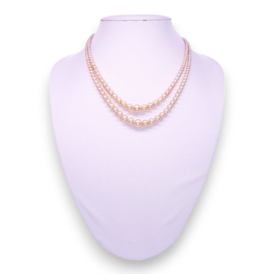 Sterling Silver Pearl Classic Necklace
