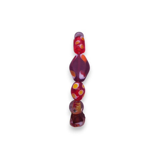 Glass Beads Statement Bracelet