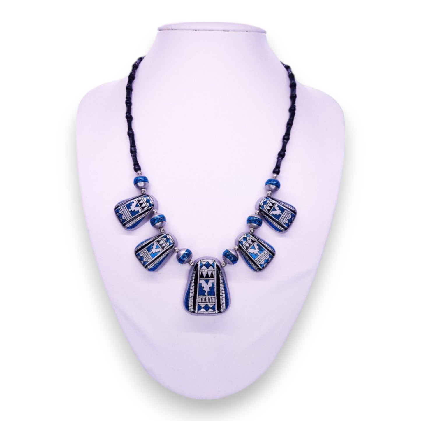 Wood Token Bohemian Necklace