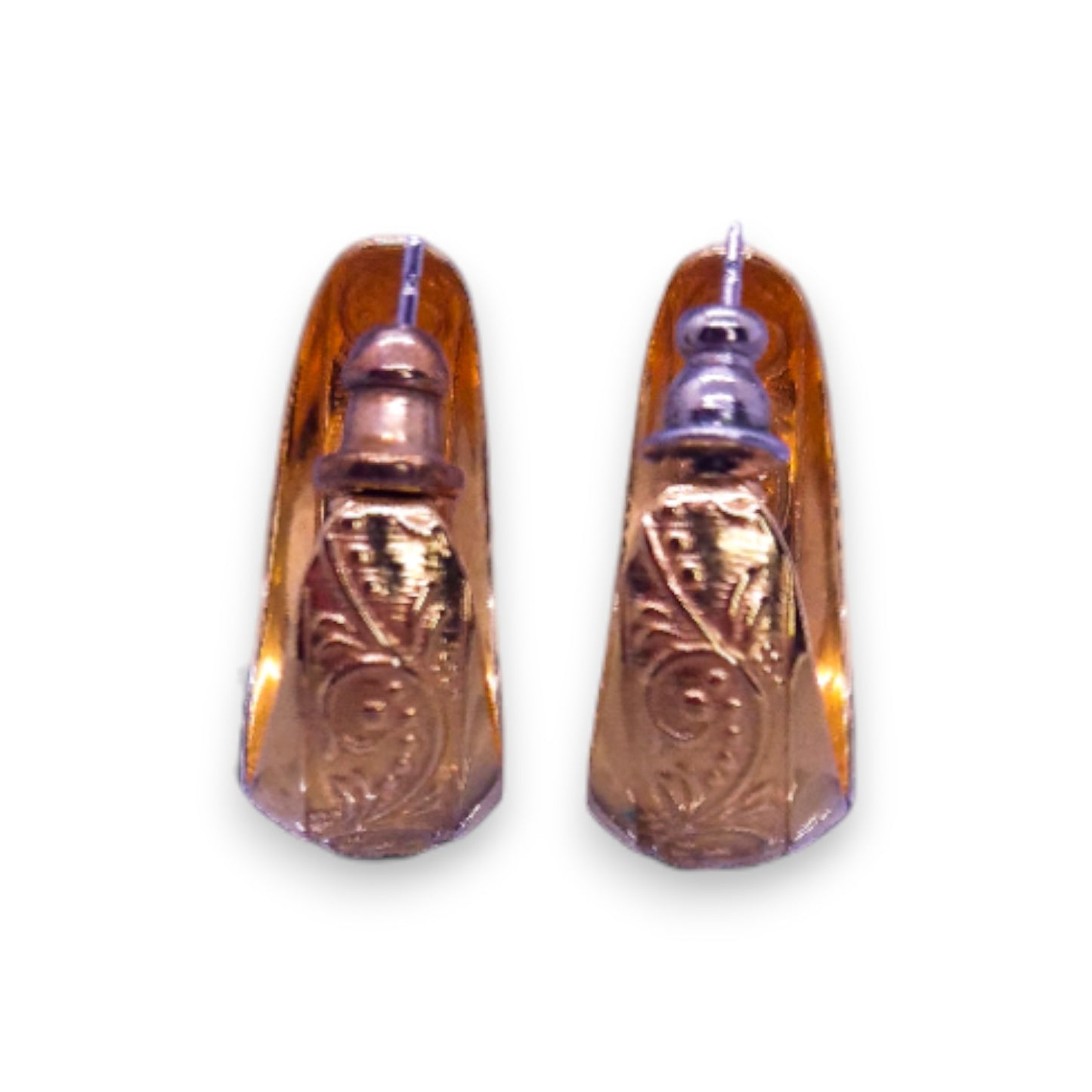 Gold Tone Classic Earrings