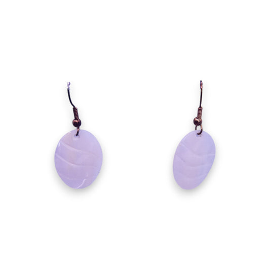 Gold Tone Mother of Pearl Classic Earrings