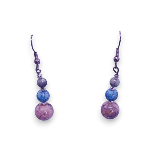 Silver Tone Bohemian Earrings