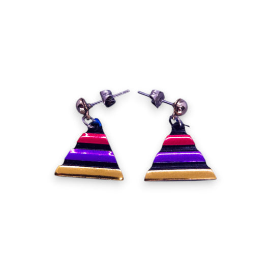 Plastic Art Deco Earrings