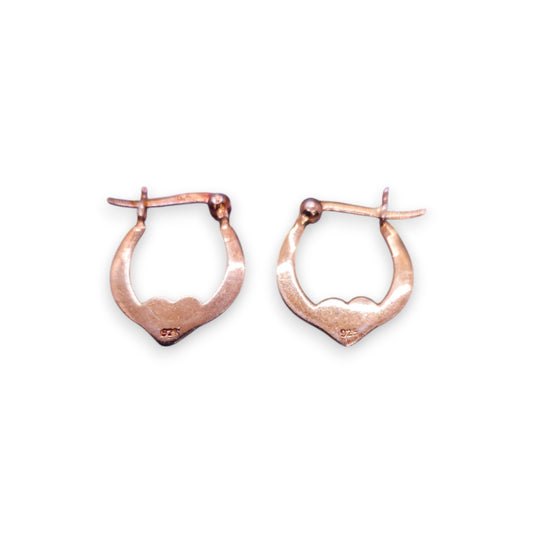 Gold on Silver Romantic Earrings