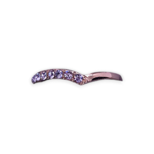 Gold Tone Cubic Zirconia Classic Ring