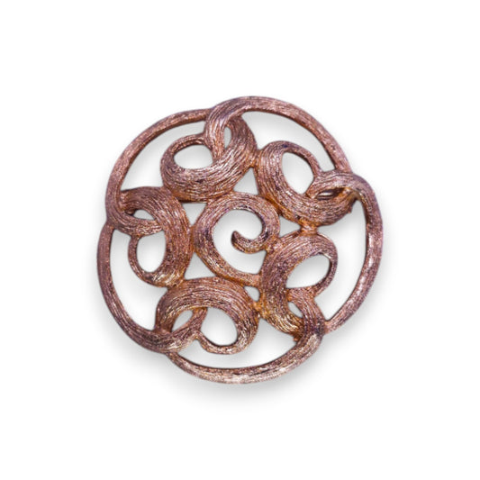 Gold Tone Classic Brooch