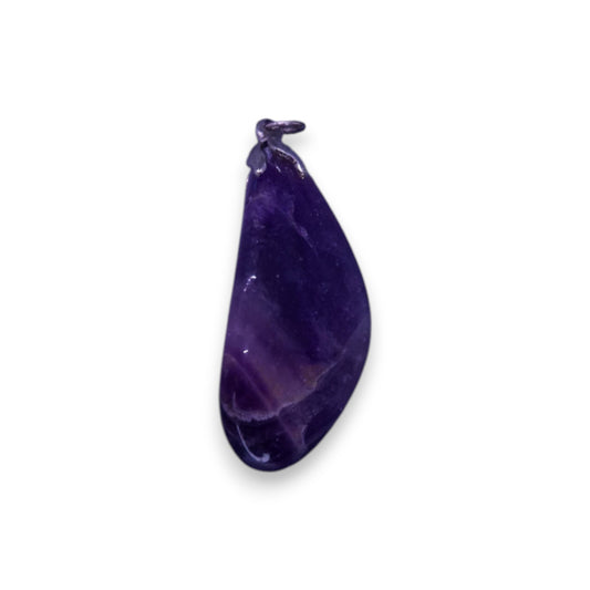 Semi-Precious Stone Amethyst Classic Pendant