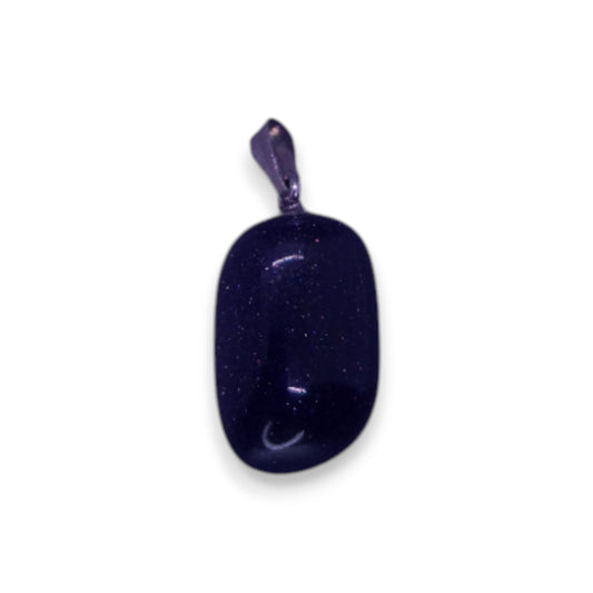 Blue Goldstone Classic Pendant