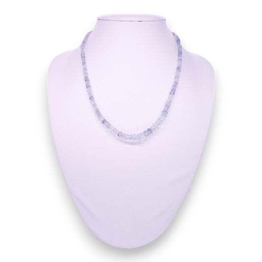Aquamarine Classic Necklace - Semi-Precious Stone